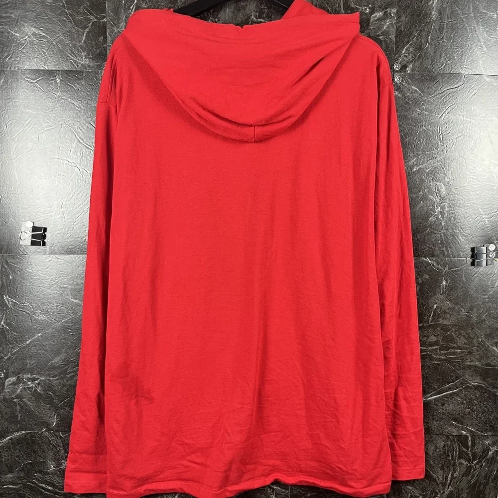 Polo Ralph Lauren Men's Red Cowboy Polo Bear Jersey Shirt XL -Flaws